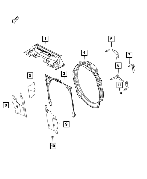 Radiator and Related Parts; Charge Air Cooler for 2016 Ram 3500 #11