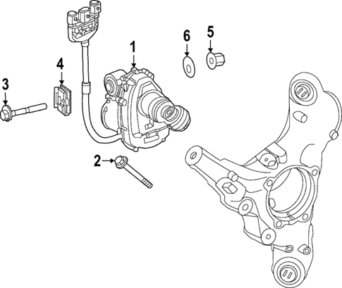Steering Gear & Linkage for 2022 Mercedes-Benz SL 55 AMG® #1