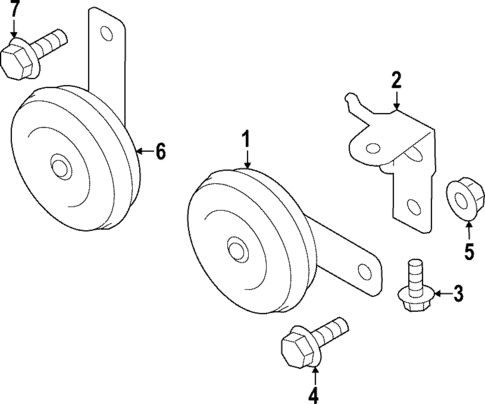Horn for 2022 Subaru BRZ #0
