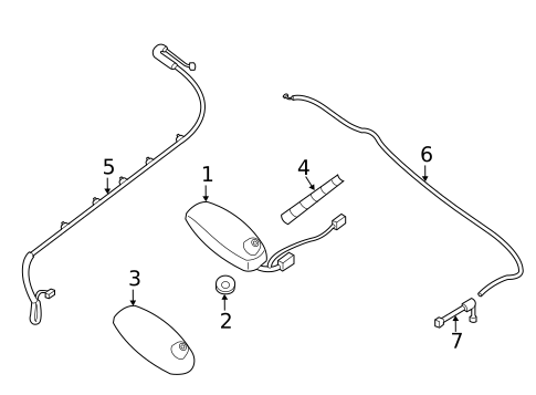 Antenna & Radio for 2024 Nissan Sentra #2