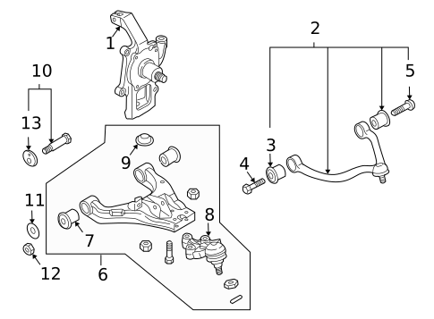 Suspension Components for 2008 Kia Sorento #2