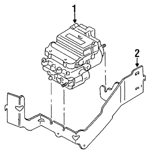 Anti-Lock Brakes for 1996 Ford Contour #0