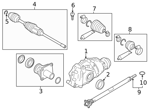 Carrier & Front Axles for 2021 BMW M760i xDrive #0