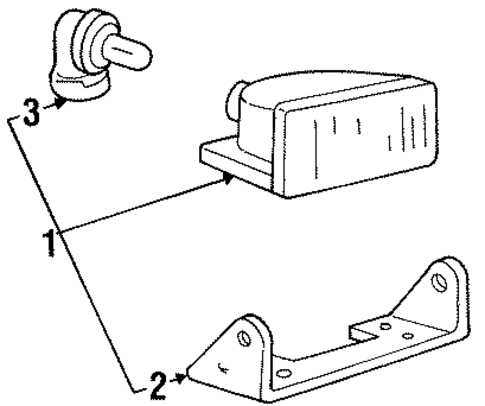 Fog Lamps for 1997 Mercury Mountaineer #0
