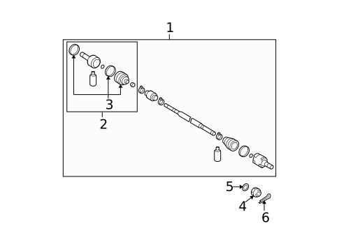 Drive Axles for 2012 Hyundai Elantra #1