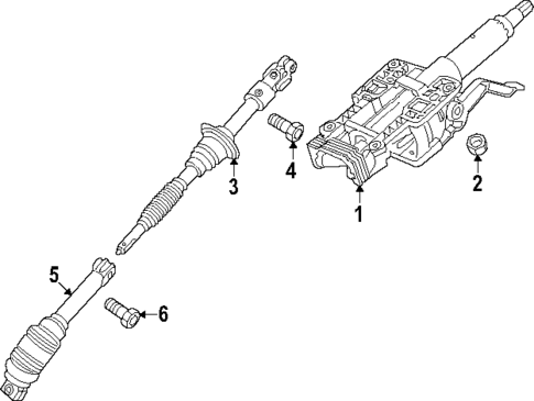Steering Column Assembly for 2023 GMC Canyon #0