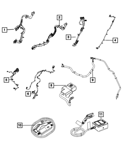 Battery, Battery Tray and Cables for 2025 Jeep Wrangler #0