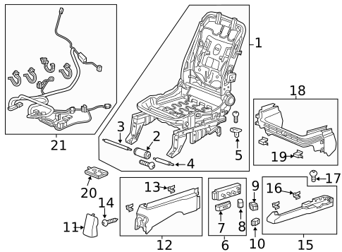 Power Seats for 2014 Honda Odyssey #1