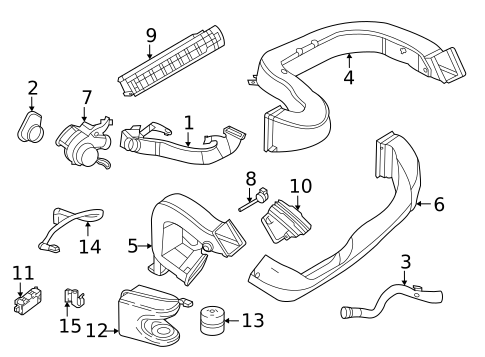 Ducts for 2018 Mercedes-Benz E63 AMG S #4