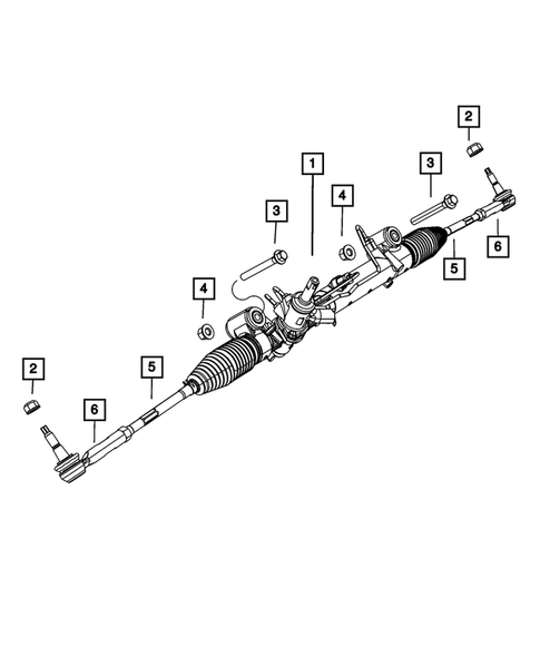 Steering Gear for 2016 Dodge Challenger #1