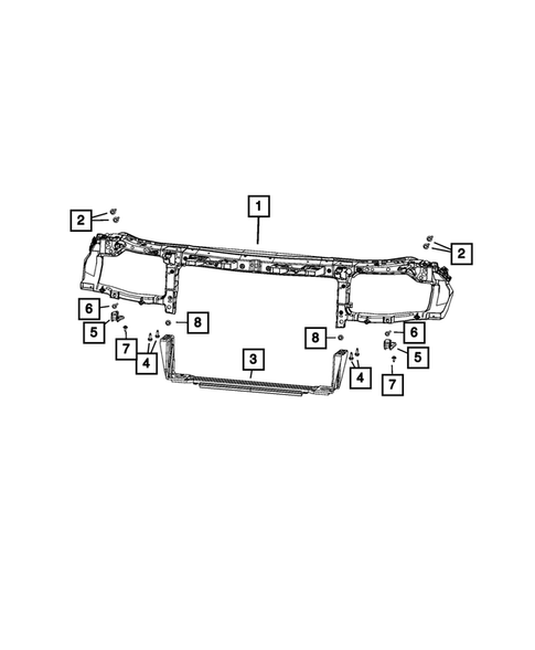 Radiator and Related Parts; Charge Air Cooler for 2016 Dodge Charger #2