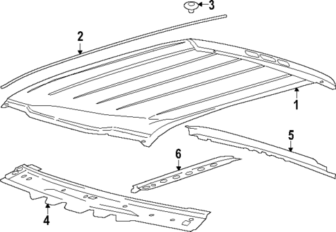 Roof & Components for 2023 Ford F-450 Super Duty #1