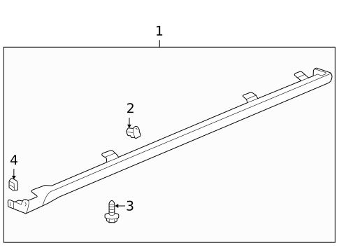 Exterior Trim - Pillars for 2007 Honda Accord #1