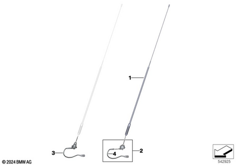 Radio Antenna for 2011 BMW-Motorrad R 1200 RT #3