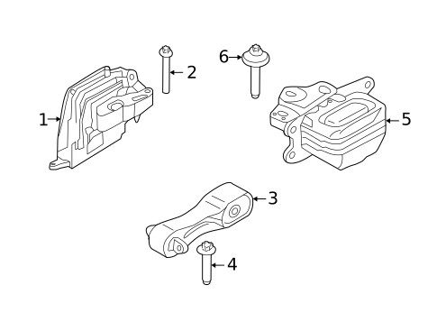 Engine & Trans Mounting for 2020 Mini Cooper #1