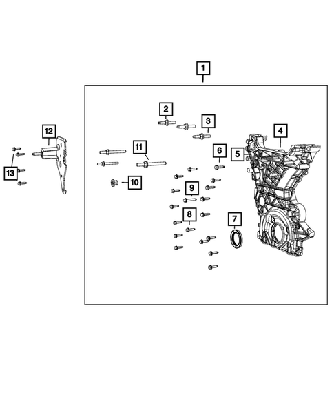 Timing Belt/Chain and Cover and Balance Shaft for 2025 Ram 1500 #3