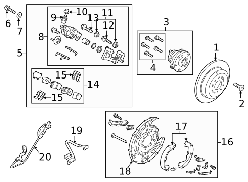 Parking Brake for 2020 Kia Sedona #0