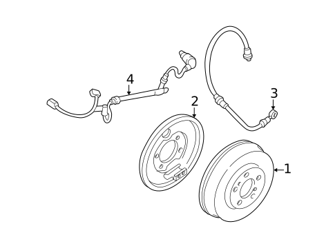 Anti-Lock Brakes for 2001 Subaru Impreza #1