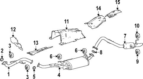 Exhaust Components for 2025 Toyota 4Runner #0