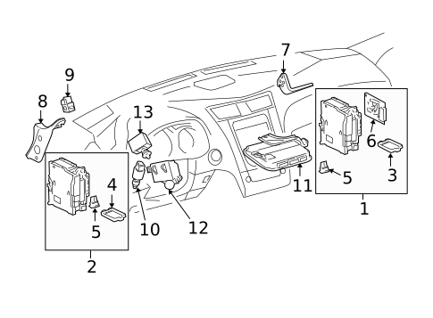 Electrical Components for 2011 Lexus GS350 #2