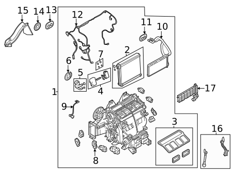 Evaporator & Heater Components for 2020 Land Rover Defender 90 #0