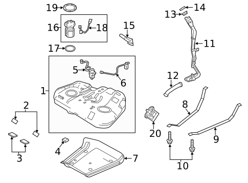Hardware, Fasteners & Fittings for 2015 Ford Taurus #0