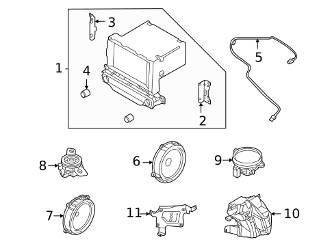 Antenna & Radio for 2022 Kia Niro #2