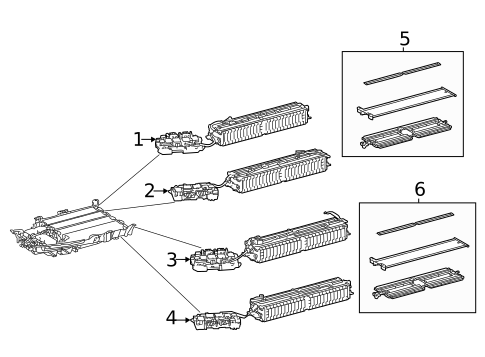 Battery for 2023 Lexus NX450h+ #2