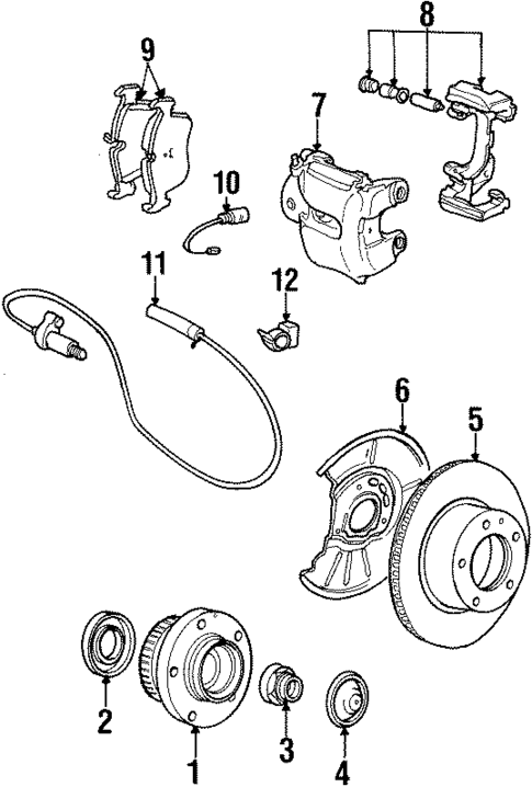 Anti-Lock Brakes for 1999 BMW 318ti #2