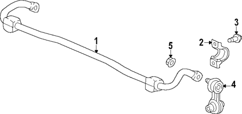 Stabilizer Bar & Components for 2025 Honda Civic #1