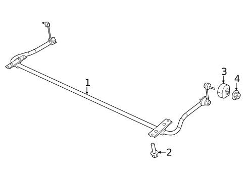 Stabilizer Bar & Components for 2023 Ram ProMaster 3500 #0