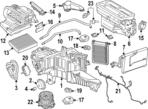 Evaporator & Heater Components for 2025 Ford F-150 #0