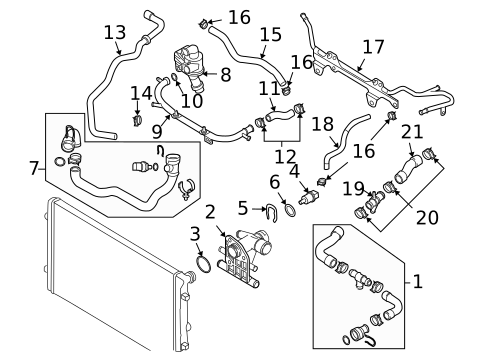Hoses & Lines for 2009 Audi TTS Quattro #2