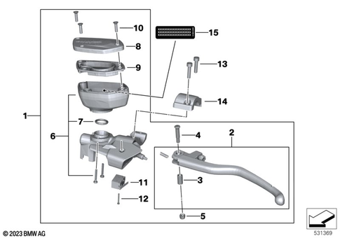 Control Assembly for 2016 BMW-Motorrad K 1600 GT #0