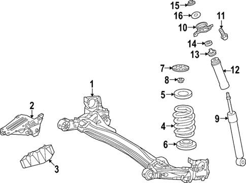 Rear Suspension for 2023 Toyota Corolla Cross #2