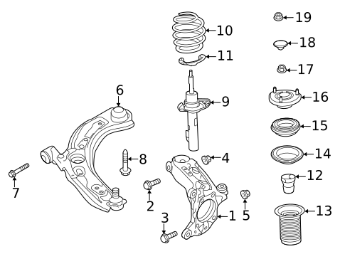 Suspension Components for 2014 Mazda CX-5 #3