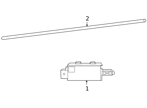 Antenna & Radio for 2008 Chrysler Crossfire #0