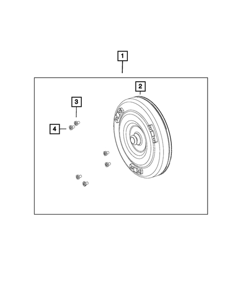 Automatic Transmission / Transaxle and Torque Converter for 2019 Jeep Cherokee #4