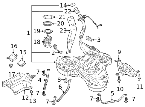 Fuel System Components for 2025 Audi S7 Sportback #0