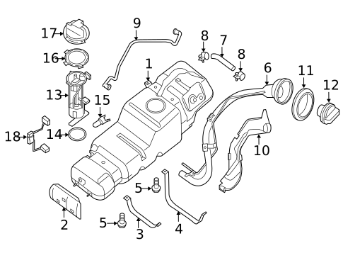 Fuel System Components for 2013 Nissan NV2500 #0