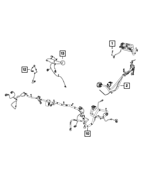 Wiring-Headlamp to Dash for 2016 Ram 3500 #0