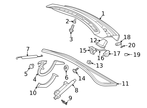 Lid & Components for 2023 Porsche Taycan #0