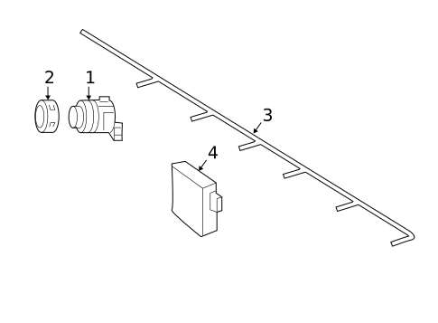 Parking Aid for 2018 Mercedes-Benz GLC 43 AMG® #5