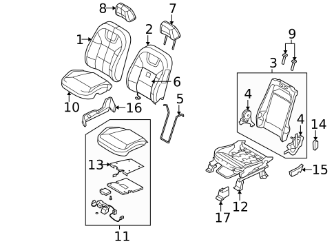 Heated Seats for 2010 Ford Focus #0