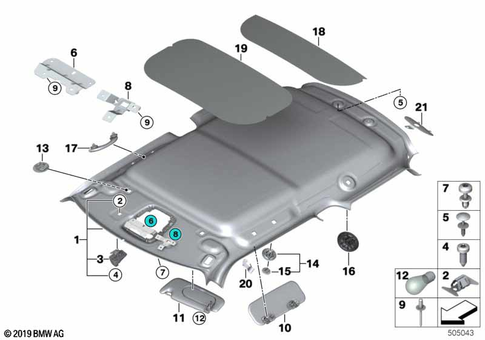 Interior Equipment, Upper for 2020 Mini JCW GP #0