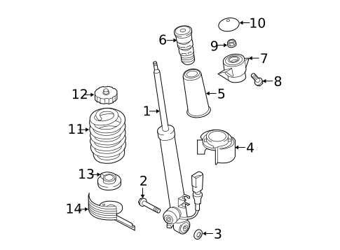 Shocks & Components for 2017 Audi A6 Quattro #0