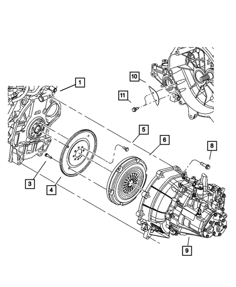 Embrayage pour 2007 Chrysler PT Cruiser #2