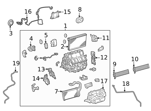 Automatic Temperature Controls for 2018 Lexus LS500 #1