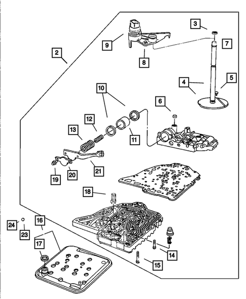 Valve Body for 2005 Dodge Stratus #0