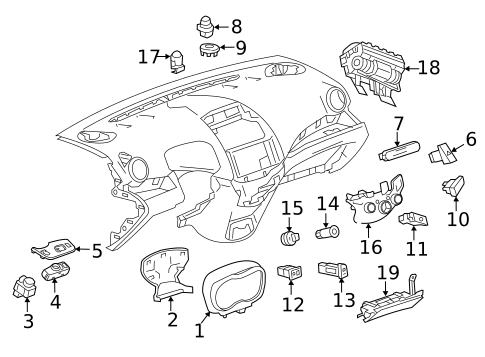 Ignition Lock for 2016 Chevrolet Spark EV #0